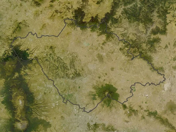 Тласкала Штат Мехіко Супутникова Карта Низької Роздільної Здатності — стокове фото