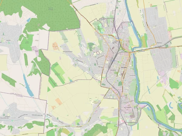 Bender Ciudad Moldavia Mapa Calle Abierto —  Fotos de Stock