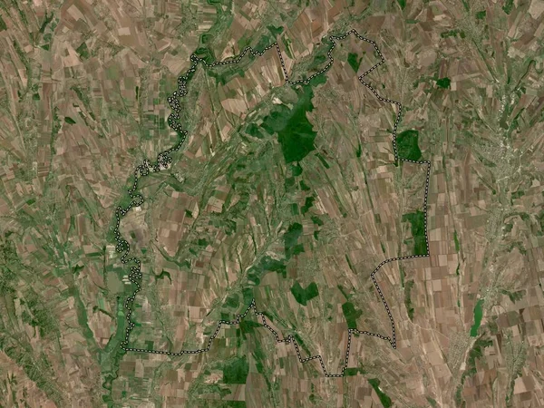 Kantemir Distriktet Moldavien Lågupplöst Satellitkarta — Stockfoto