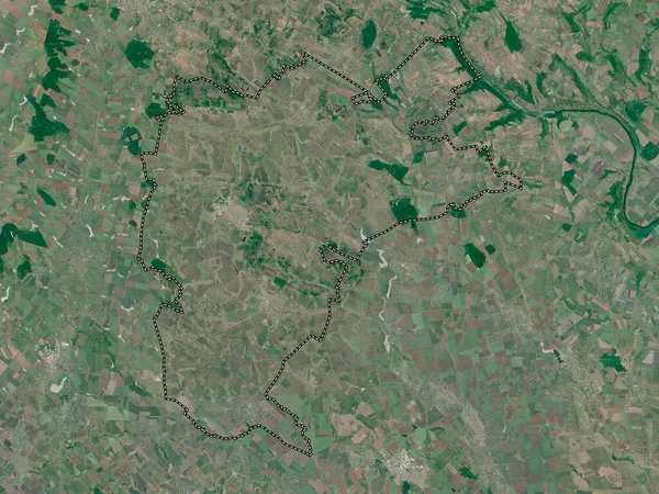 Donduseni Distrito Moldavia Mapa Satelital Baja Resolución — Foto de Stock