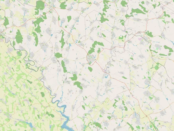 Edimburgo Distretto Della Moldavia Mappa Stradale Aperta — Foto Stock