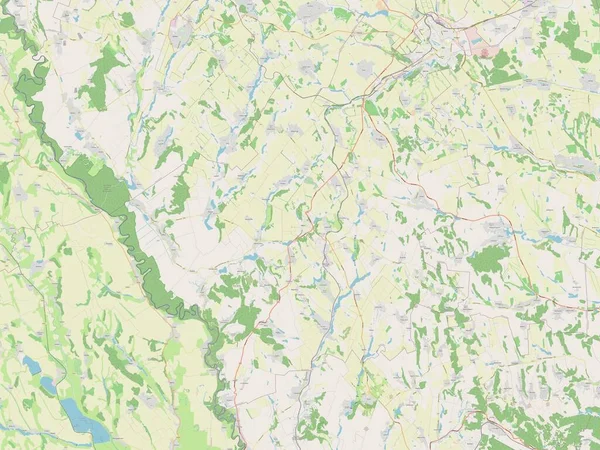 Фалести Район Молдови Відкрита Карта Вулиць — стокове фото