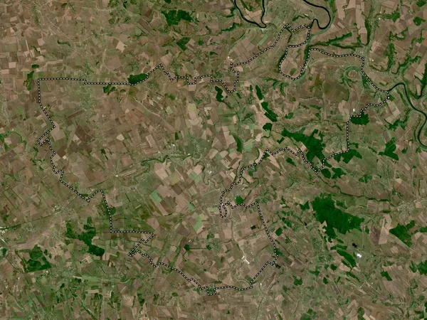 Floresti Περιφέρεια Μολδαβίας Δορυφορικός Χάρτης Υψηλής Ανάλυσης — Φωτογραφία Αρχείου