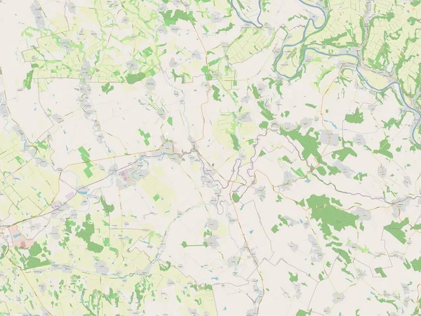 Floresti Distrito Moldavia Mapa Calle Abierto —  Fotos de Stock