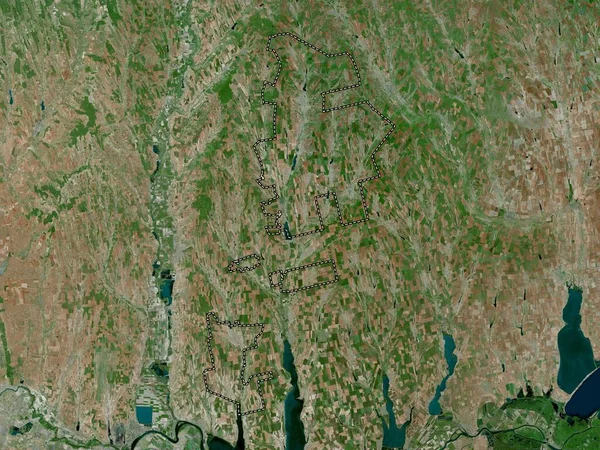 Gagauzia Moldova Özerk Bölgesi Yüksek Çözünürlüklü Uydu Haritası — Stok fotoğraf