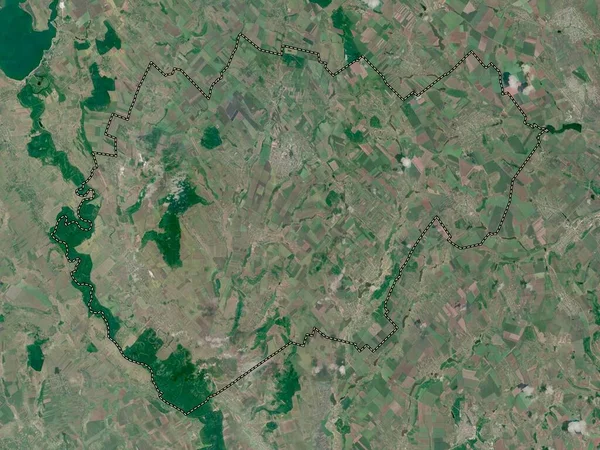 Glodeni Distriktet Moldavien Lågupplöst Satellitkarta — Stockfoto