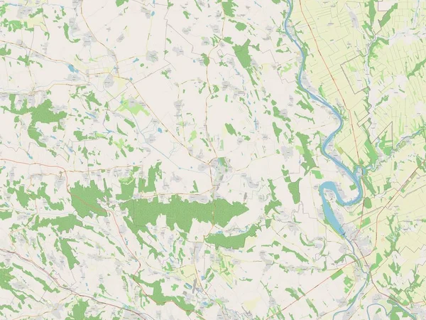 Orhei Περιφέρεια Μολδαβίας Άνοιγμα Χάρτη Οδών — Φωτογραφία Αρχείου
