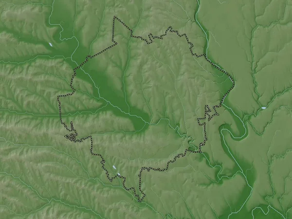 Орхей Район Молдови Висота Карти Кольору Вікі Озерами Річками — стокове фото