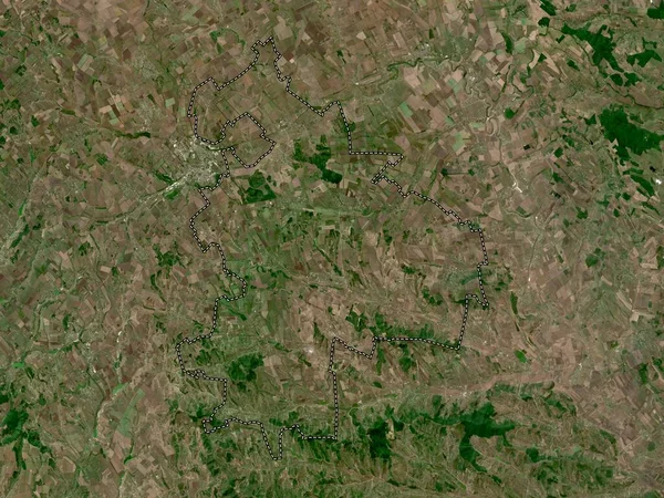 Singerei Bezirk Moldawien Hochauflösende Satellitenkarte — Stockfoto