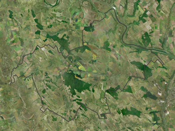 Soldanesti Distriktet Moldavien Högupplöst Satellitkarta — Stockfoto