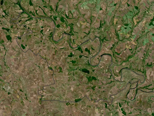 Soroca District Moldavie Carte Satellite Haute Résolution — Photo