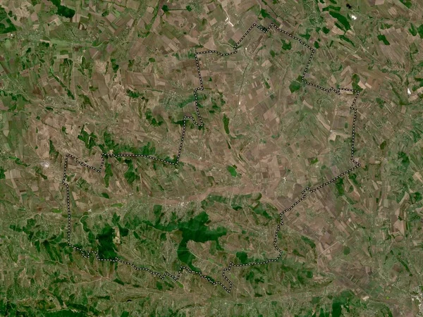 Telenesti Kreis Moldawien Satellitenkarte Mit Niedriger Auflösung — Stockfoto