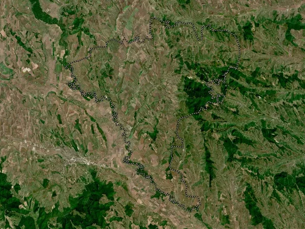 Ungheni Okres Moldavsko Satelitní Mapa Vysokým Rozlišením — Stock fotografie