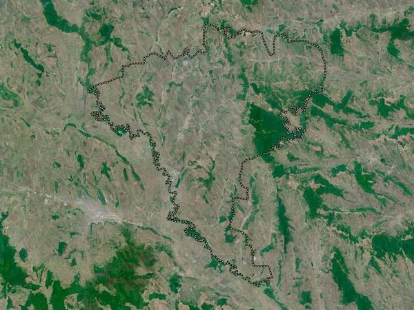 Ungheni Distrito Moldavia Mapa Satelital Baja Resolución — Foto de Stock