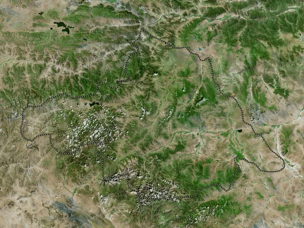 Arhangay Província Mongólia Mapa Satélite Alta Resolução — Fotografia de Stock