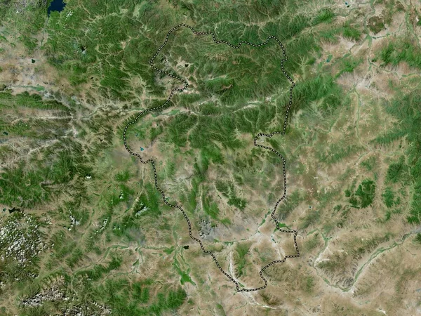 蒙古布尔甘省 高分辨率卫星地图 — 图库照片