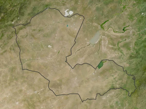 Dornod Mongólia Tartomány Kis Felbontású Műholdas Térkép — Stock Fotó