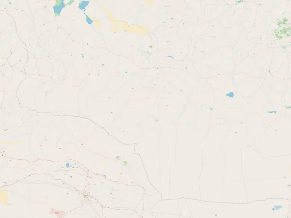 Govi Altay Prowincja Mongolia Otwarta Mapa Ulic — Zdjęcie stockowe