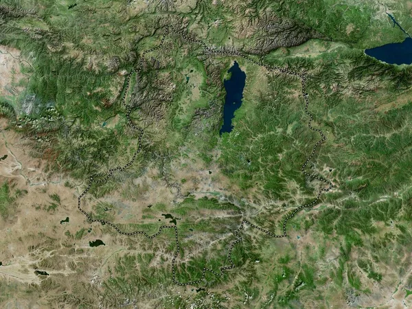 Hovsgol Provincie Mongolië Satellietkaart Met Hoge Resolutie — Stockfoto