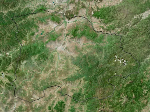 Selenge Provincia Mongolia Mapa Satélite Alta Resolución — Foto de Stock