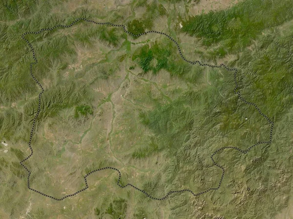 Selenge Provinsi Mongolia Peta Satelit Resolusi Rendah — Stok Foto