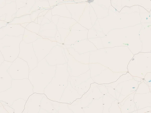 Suhbaatar Prowincja Mongolia Otwarta Mapa Ulic — Zdjęcie stockowe