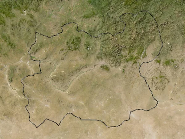 Tov Província Mongólia Mapa Satélite Baixa Resolução — Fotografia de Stock
