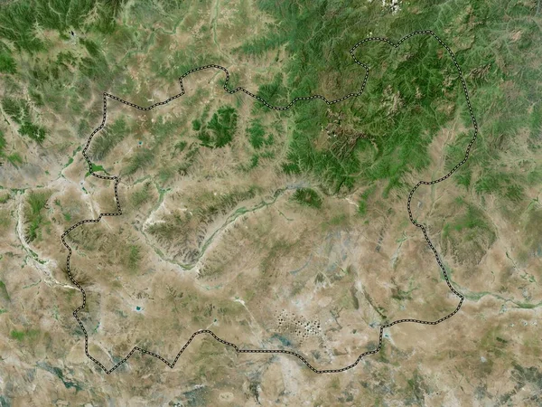 Tov Provincia Mongolia Mapa Satélite Alta Resolución — Foto de Stock