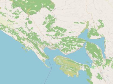Herceg Novi, Karadağ belediyesi. Açık Sokak Haritası