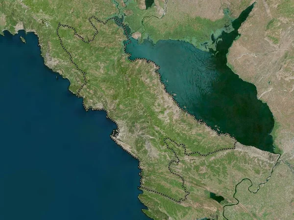 Bar Gmina Czarnogóry Mapa Google Wysokiej Rozdzielczości — Zdjęcie stockowe