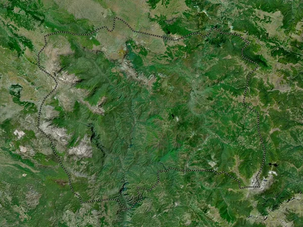 Kolasin Montenegro Kommun Högupplöst Satellitkarta — Stockfoto