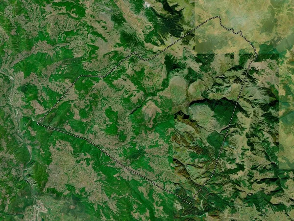 Petnjica Montenegro Kommun Högupplöst Satellitkarta — Stockfoto