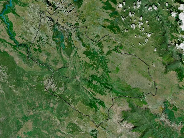 Savnik Gmina Czarnogóry Mapa Google Wysokiej Rozdzielczości — Zdjęcie stockowe