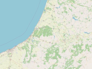 Rabat-Sale-Kenitra, Fas bölgesi. Açık Sokak Haritası