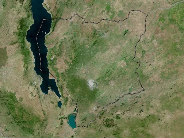 Nassa Provinsen Moçambique Högupplöst Satellitkarta — Stockfoto