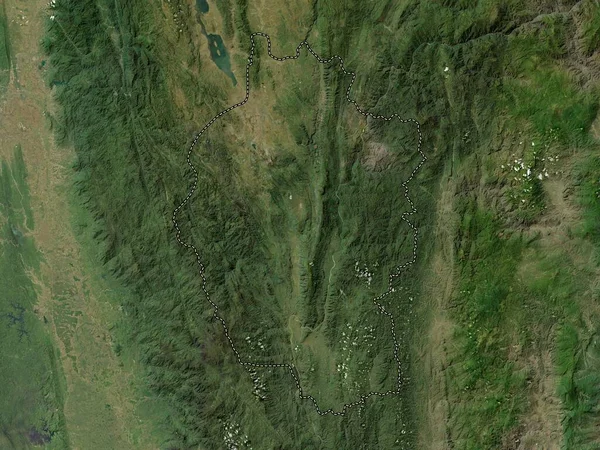 Kayah Negara Bagian Myanmar Peta Satelit Resolusi Tinggi — Stok Foto
