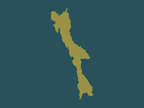Mon Estado Myanmar Forma Color Sólido —  Fotos de Stock