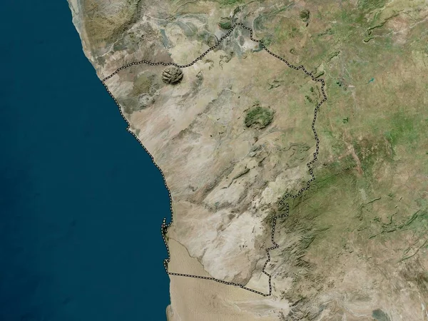Erongo Regio Namibië Satellietkaart Met Hoge Resolutie — Stockfoto