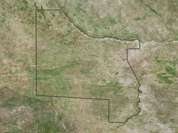 Kavango West Region Namibia High Resolution Satellite Map — Stock Photo, Image