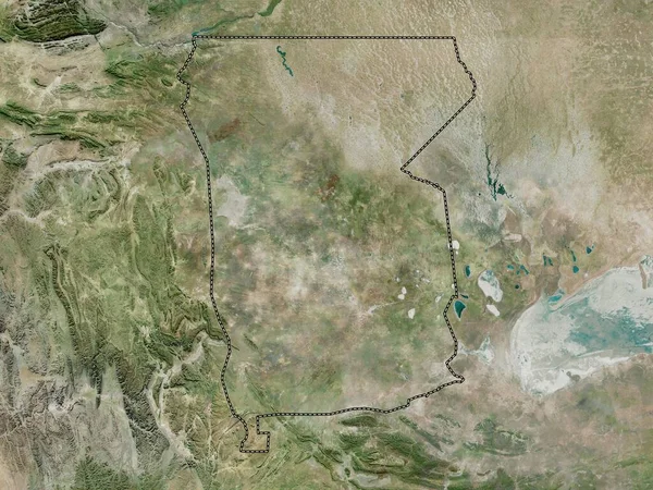 Omusati Namíbia Régiója Nagyfelbontású Műholdas Térkép — Stock Fotó