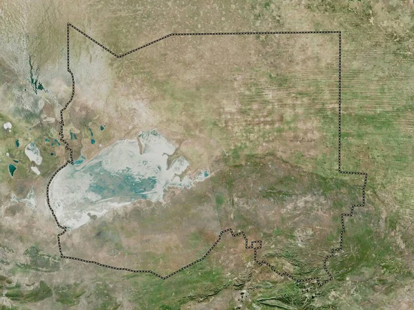 Oshikoto Regione Della Namibia Mappa Satellitare Alta Risoluzione — Foto Stock