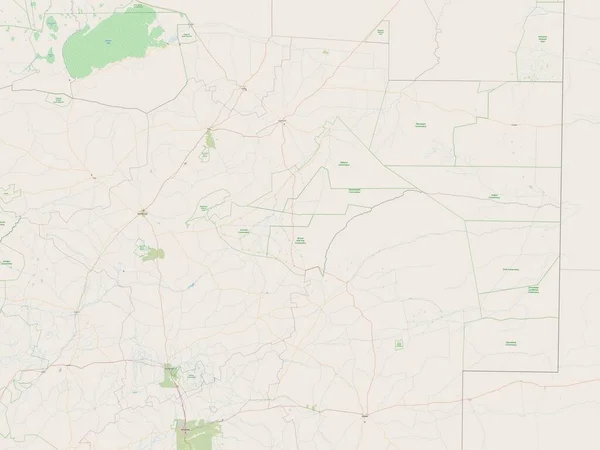 Otjozondjupa Region Namibii Otwarta Mapa Ulic — Zdjęcie stockowe