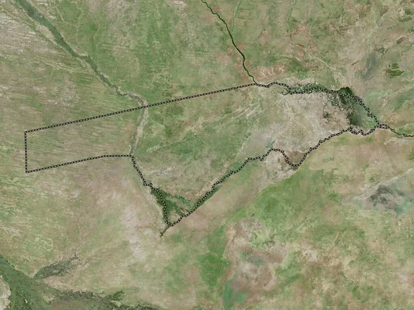 Zambezi Region Namibii Mapa Google Wysokiej Rozdzielczości — Zdjęcie stockowe