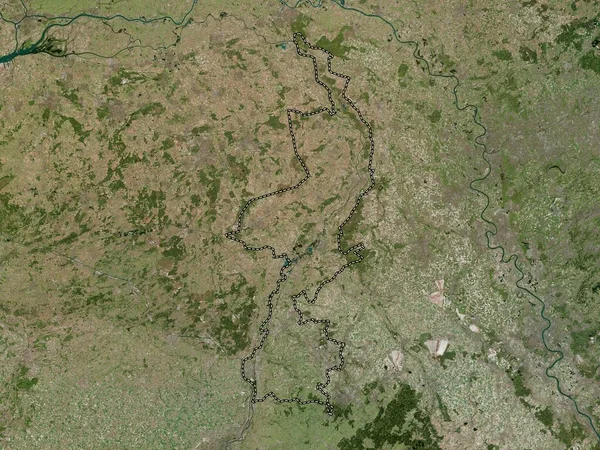 Limbourg Province Des Pays Bas Carte Satellite Haute Résolution — Photo