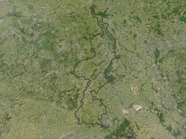 Limburg Hollanda Vilayeti Düşük Çözünürlüklü Uydu Haritası — Stok fotoğraf