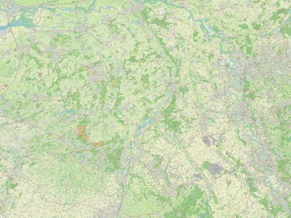 Лімбург Провінція Нідерланди Відкрита Карта Вулиць — стокове фото