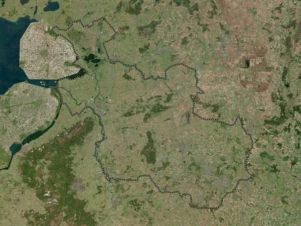 Overijssel Επαρχία Κάτω Χωρών Δορυφορικός Χάρτης Υψηλής Ανάλυσης — Φωτογραφία Αρχείου