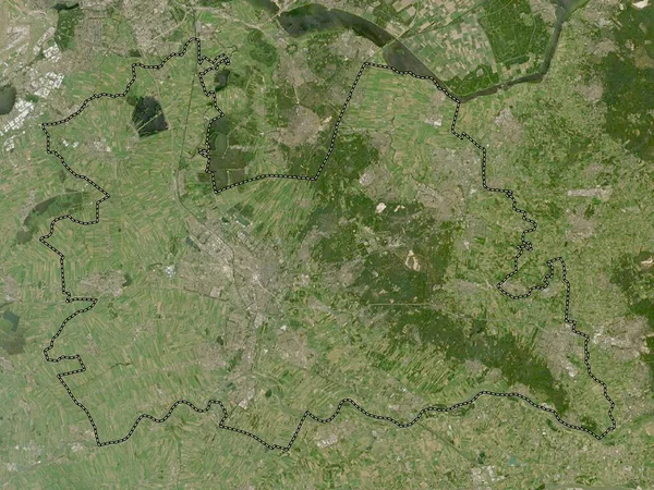Utrecht Province Netherlands Low Resolution Satellite Map — Stock Photo, Image