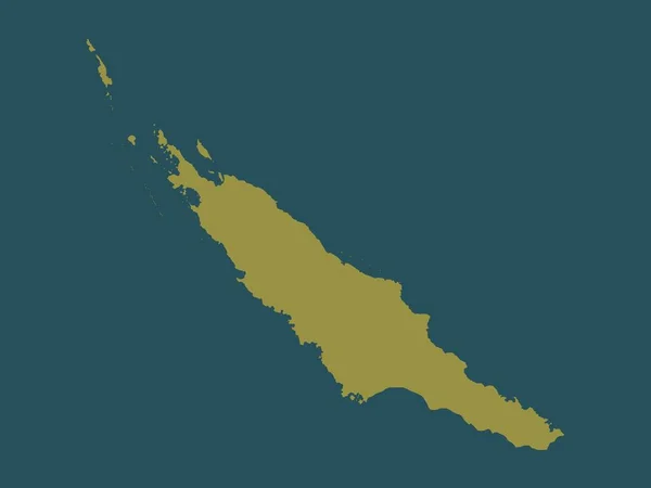Nord Província Nova Caledónia Forma Cor Sólida — Fotografia de Stock