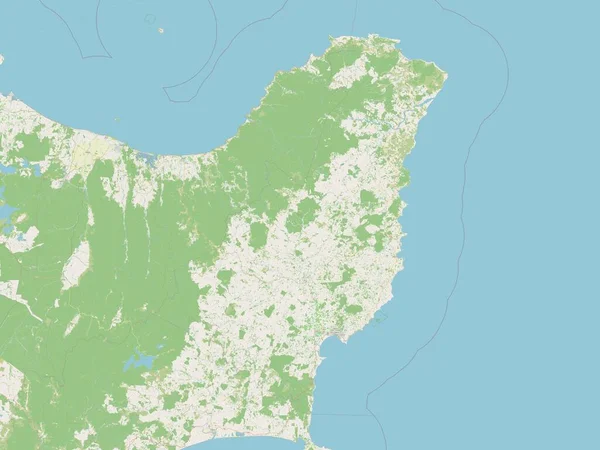 Gisborne Regionalna Rada Nowej Zelandii Otwarta Mapa Ulic — Zdjęcie stockowe